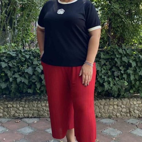 Бриджи Vanda (50-60) 320 red (лето) Vanda 320 red