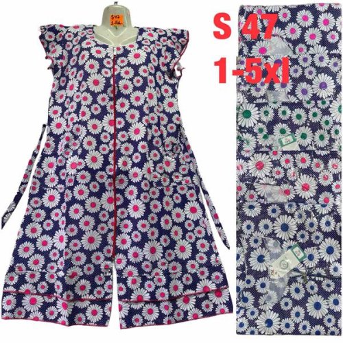Халат Vanda (XL-5XL) S47 mix (лето) Vanda S47 mix