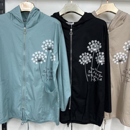 Куртка Immei (3XL-7XL) 7843 beige (деми) Immei 7843 beige