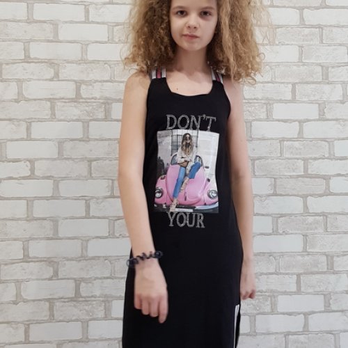 Костюм Gold Kids (134-164) 9002 black (лето) Gold Kids 9002 black