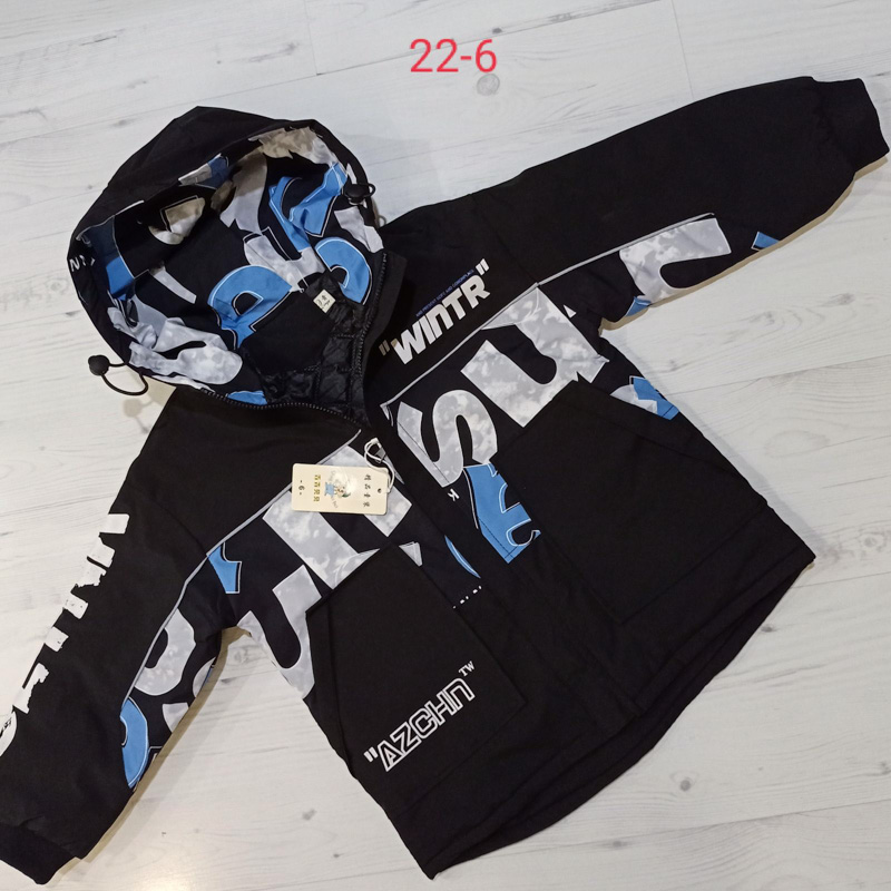 Куртка Malibu2 (5-8) 22-6 black-blue (зима)