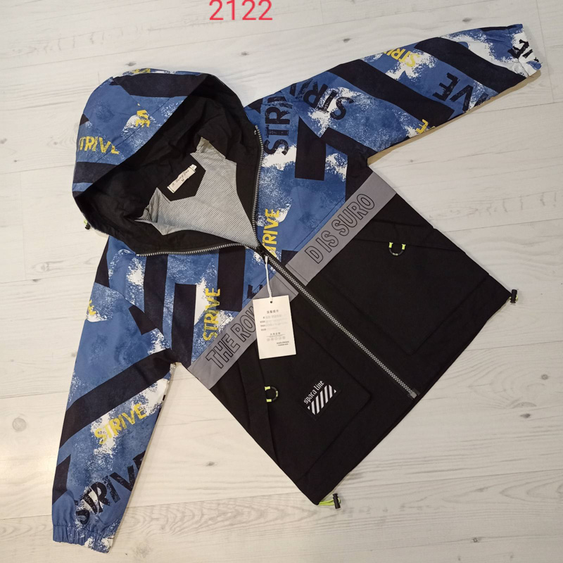Куртка Malibu2 (150-180) 2122 black-blue (деми)