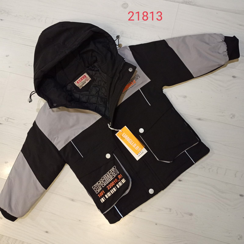 Куртка Malibu2 (120-140) 21813 black-grey-old-1 (деми)