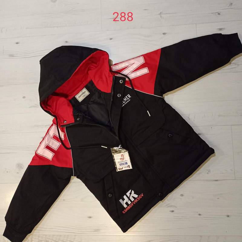Куртка Malibu2 (110-140) 288 black-red-old-1 (деми)