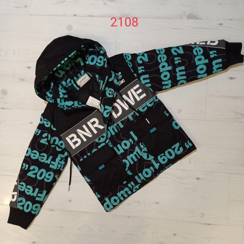 Куртка Malibu2 (6-9) 2108 black-blue-old-1 (деми)