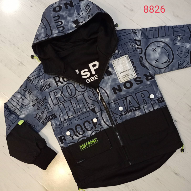 Куртка Malibu2 (140-170) 8826 navy-black (деми)