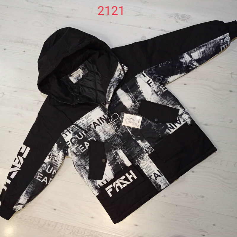 Куртка Malibu2 (12-14) 2121 black-old-1 (деми)
