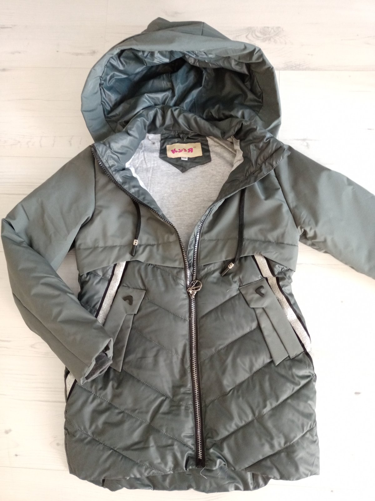 Куртка Malibu2 (116-140) 66-601 grey (деми)
