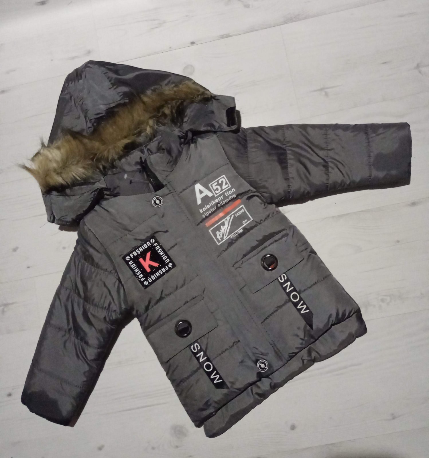 Куртка Malibu2 (2-5) K16 grey (деми)