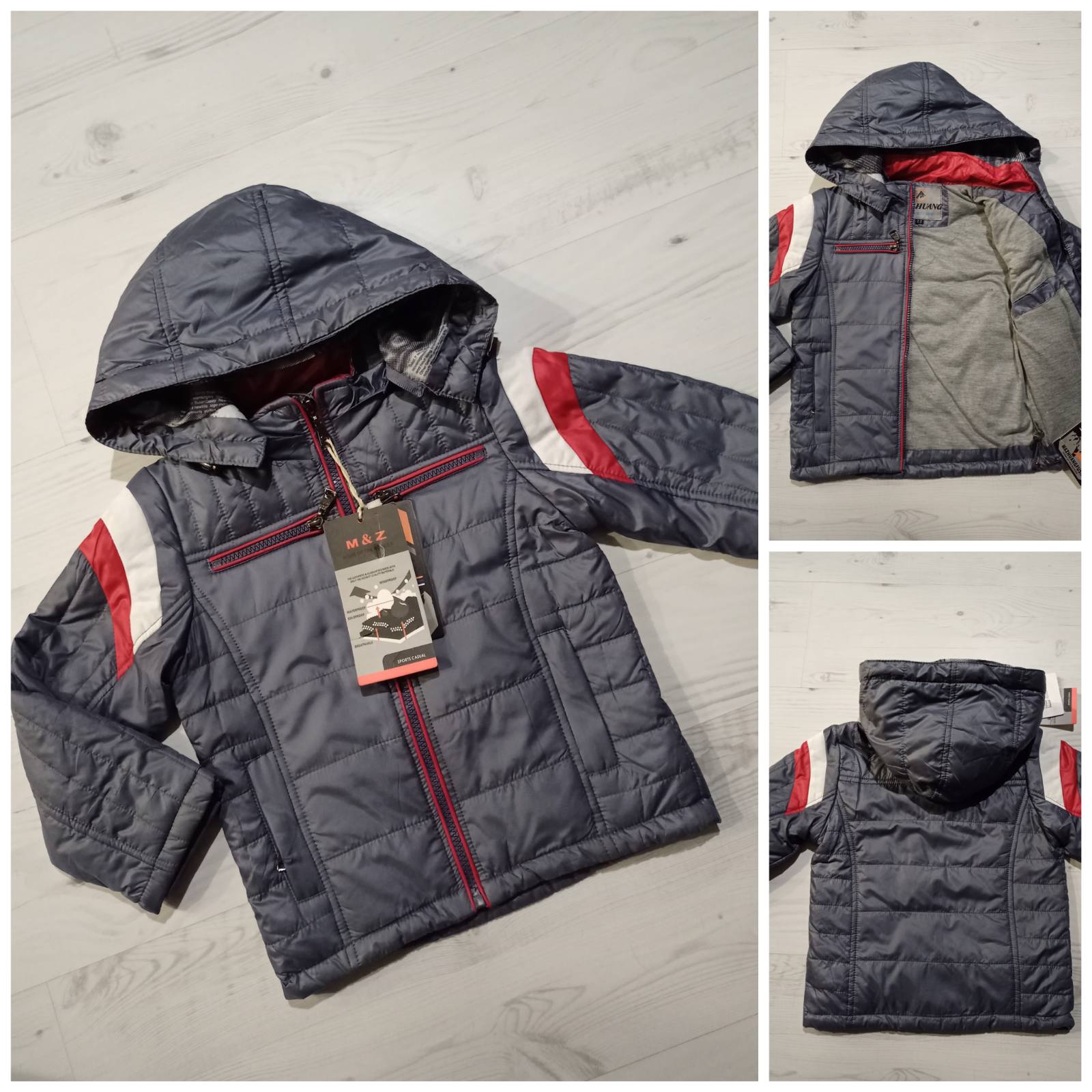 Куртка Malibu2 (4-7) S8 grey (деми)