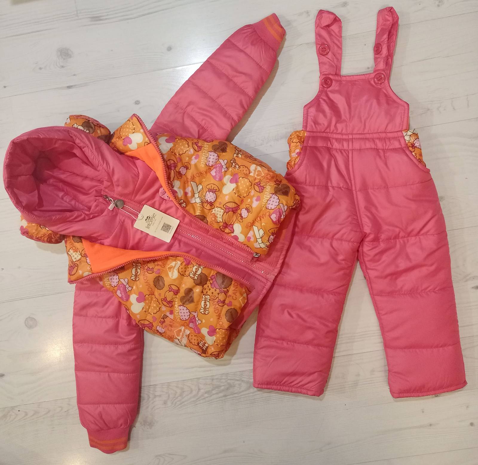 Комбинезон Malibu2 (1-5) 1552 pink (деми)