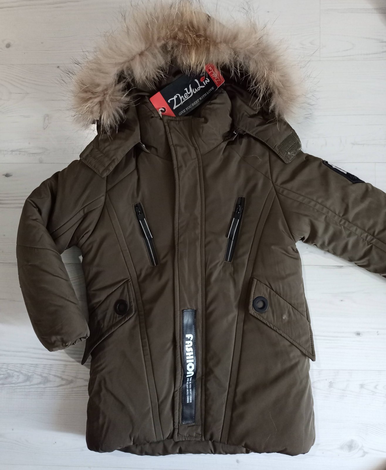 Куртка Malibu2 (104-128) W817 brown (зима)