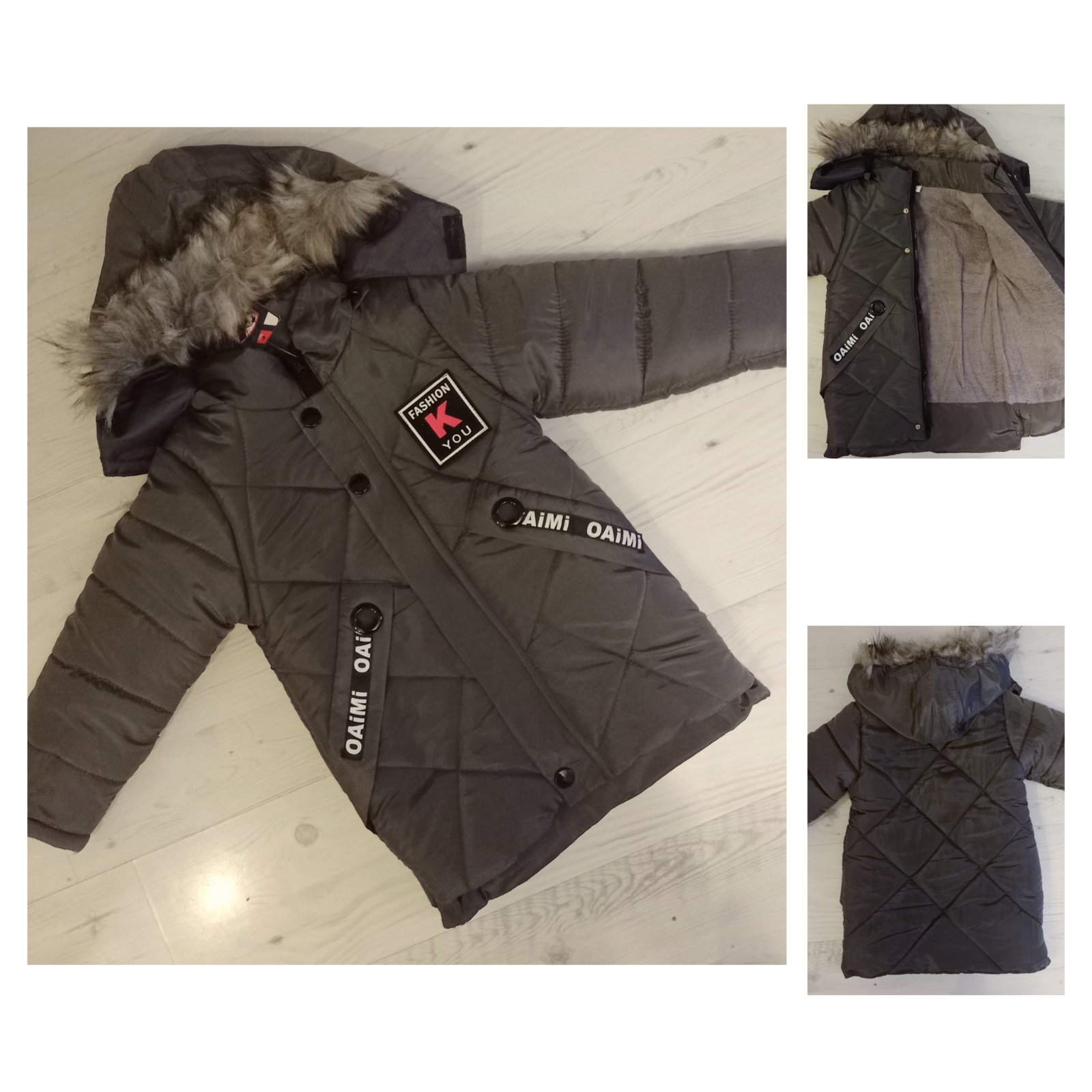 Куртка Malibu2 (5-7) K260 grey (зима)
