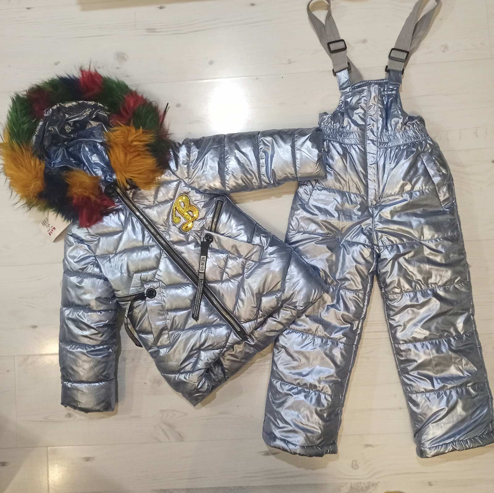 Костюм Malibu2 (92-116) 66-435 silver (зима)