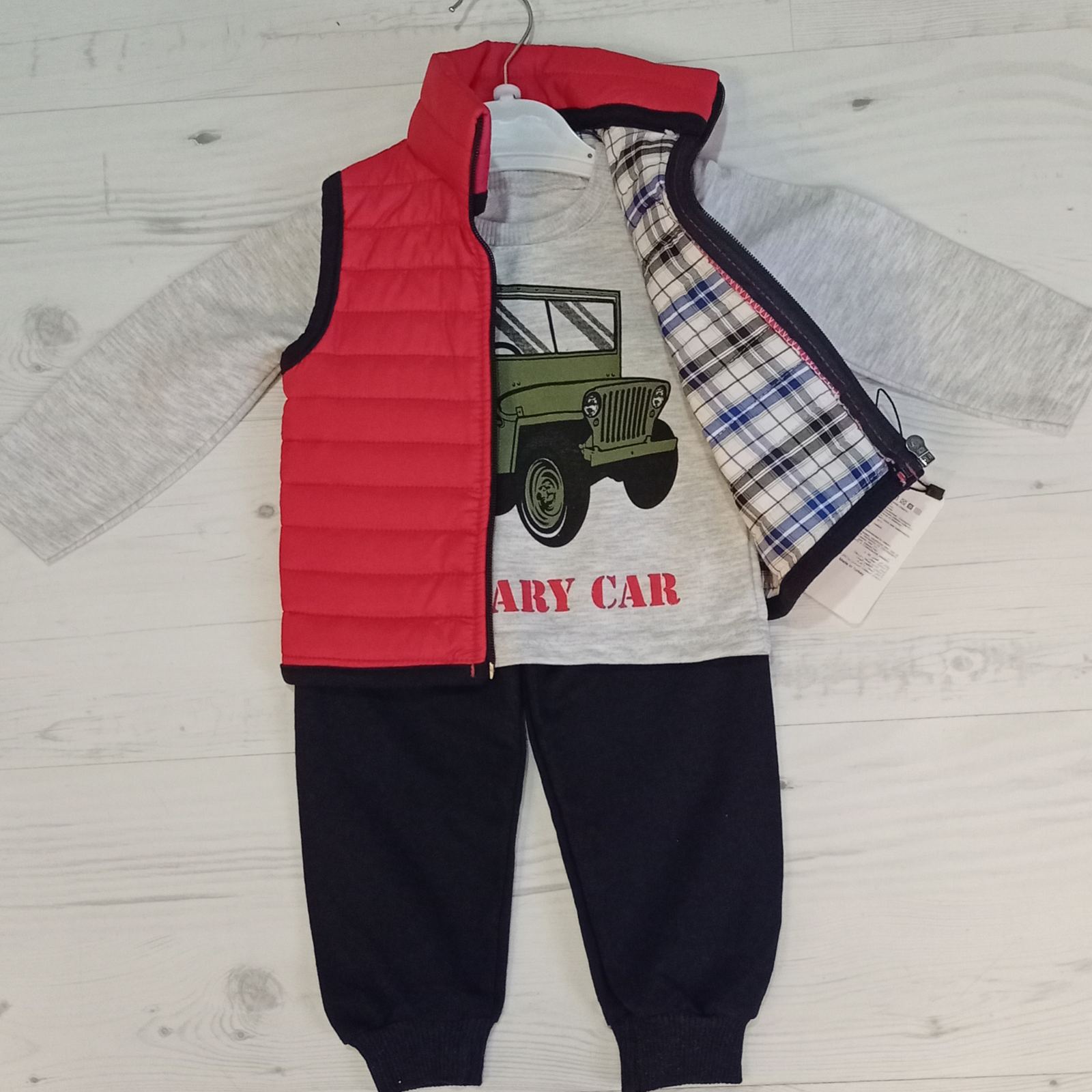 Костюм спорт Malibu2 (0.9-1.6) 16 crimson (деми)