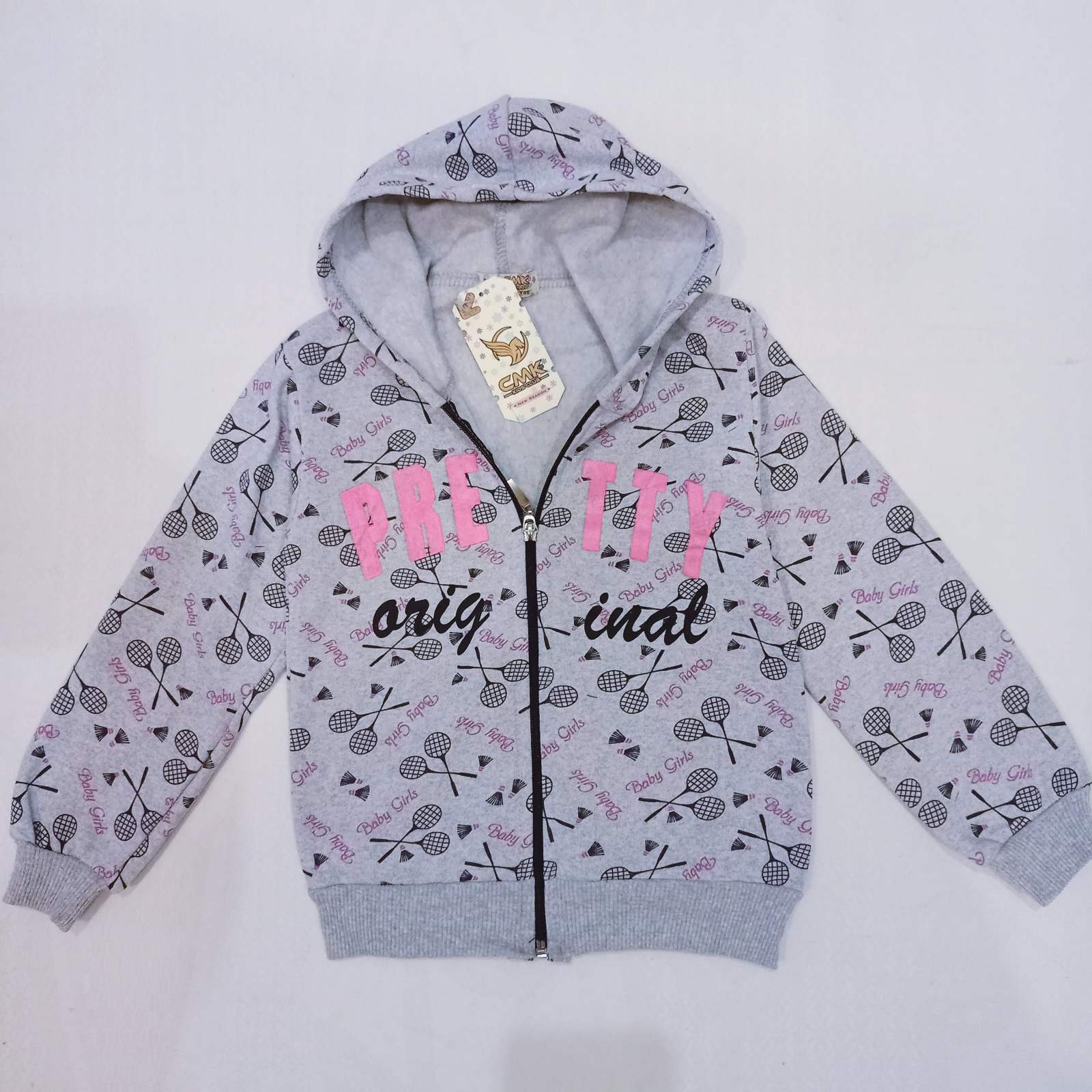 Кофта спорт Malibu2 (8-12) 16625 grey (деми)