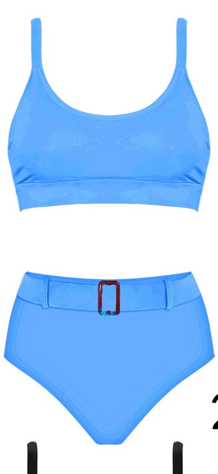 Купальник Golannia (36-44) 22101 l.blue (лето)