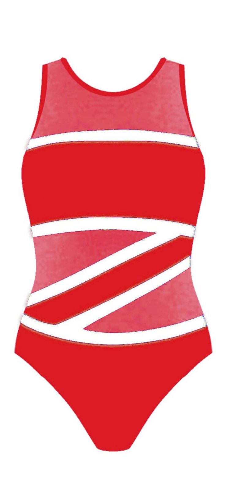Купальник Golannia (38-46) 22166 red (лето)
