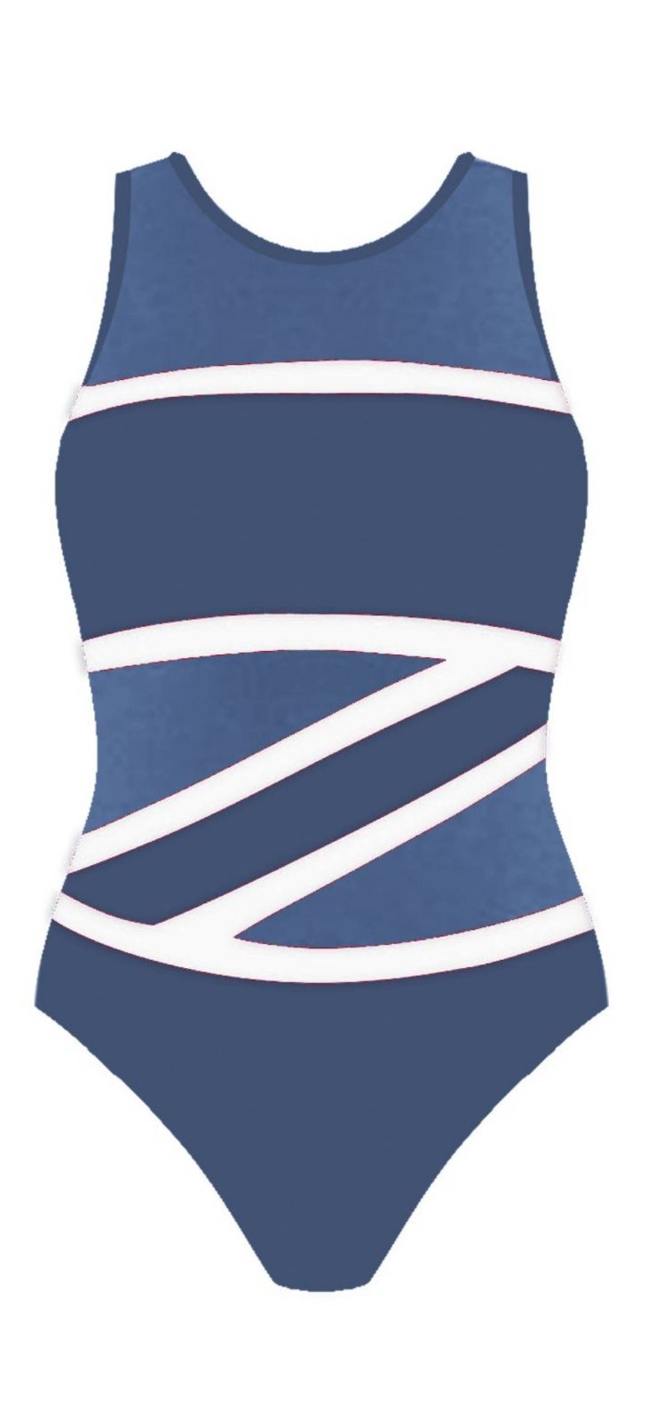 Купальник Golannia (38-46) 22166 blue (лето)