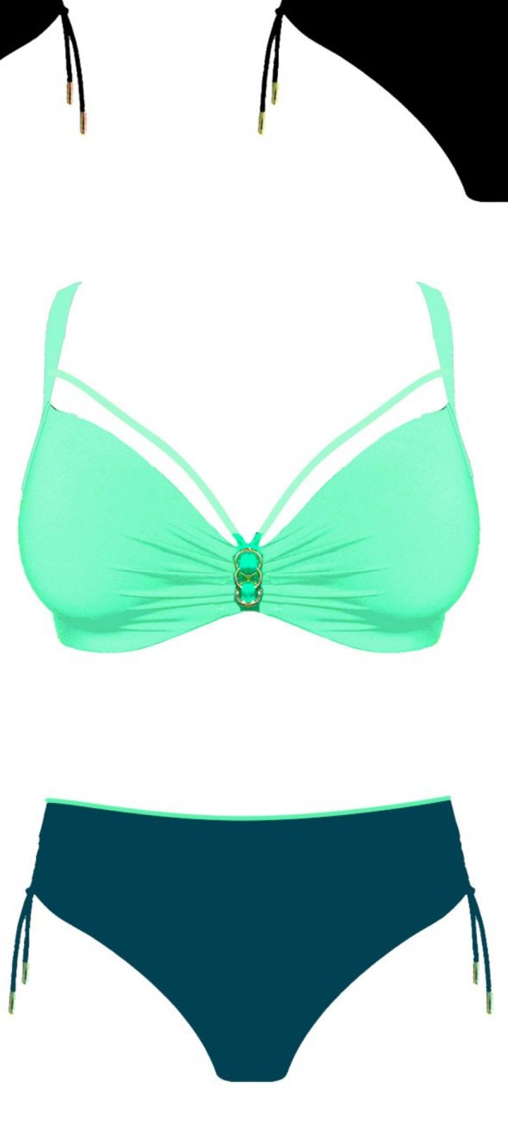 Купальник Golannia (42-50) 2275 l.blue (лето)
