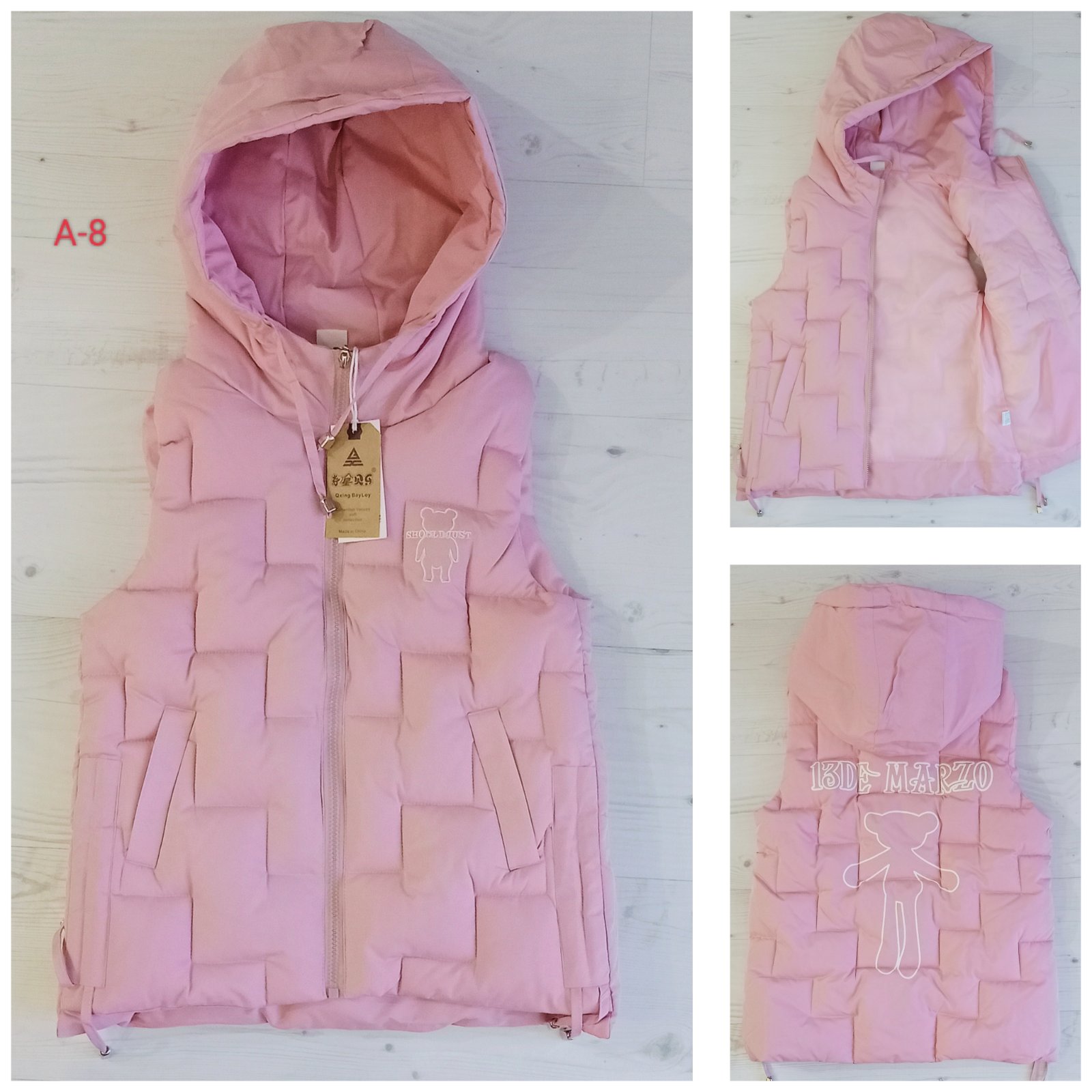 Жилетка Malibu2 (130-160) A8 pink (деми)