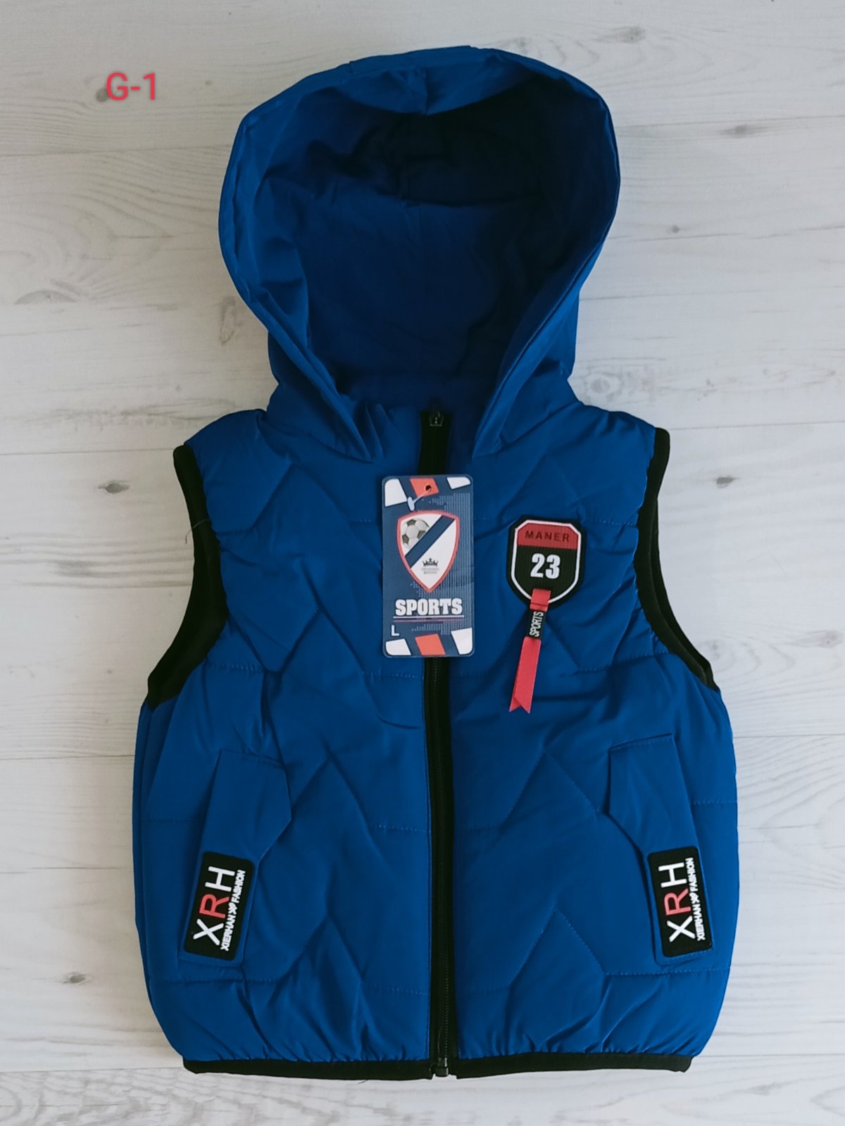 Жилетка Malibu2 (3-5) G1 blue (деми)