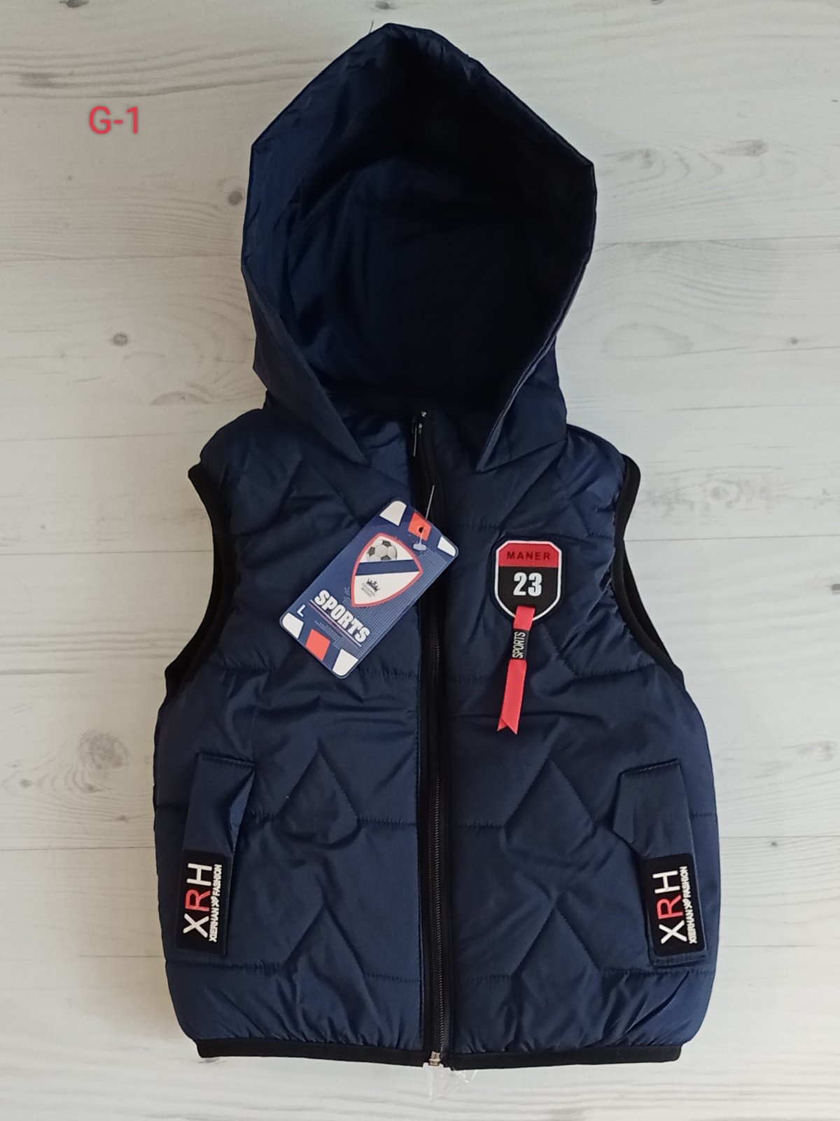 Жилетка Malibu2 (3-5) G1 navy (деми)