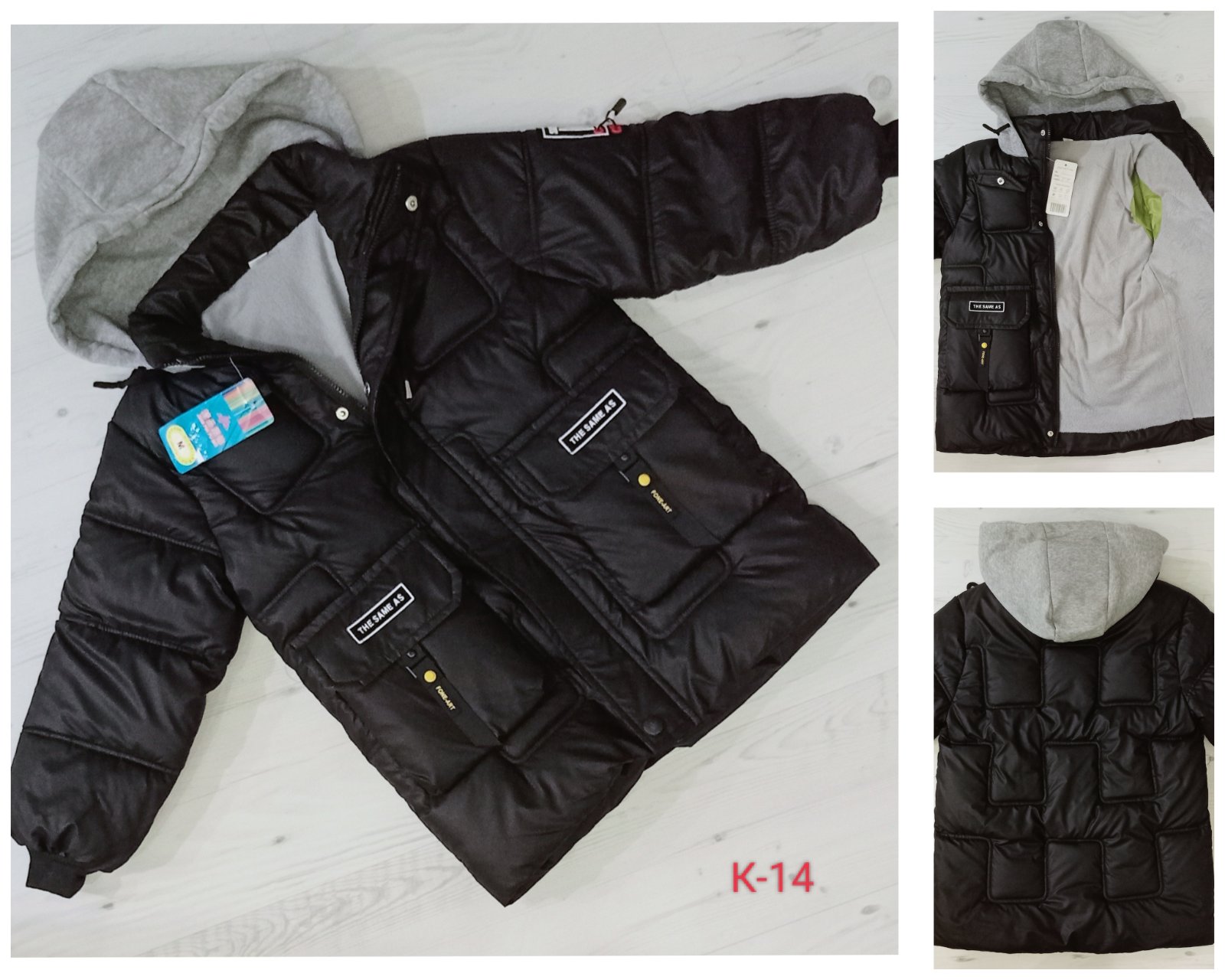 Куртка Malibu2 (8-11) K14 black (деми)