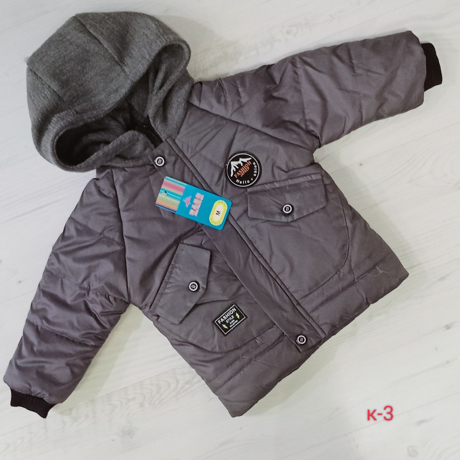Куртка Malibu2 (2-5) K3 grey (деми)