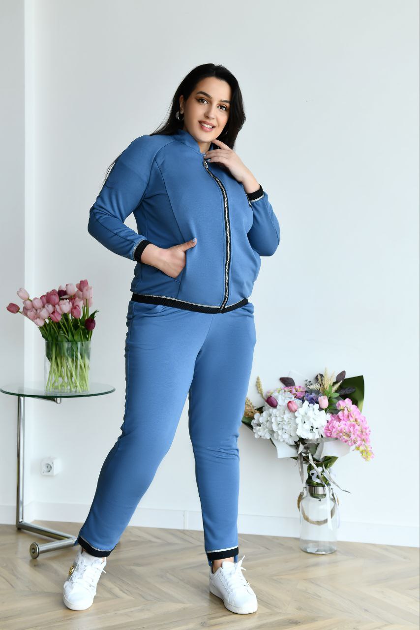 Костюм спорт Iren Veles (52-58) 4041 blue (деми)