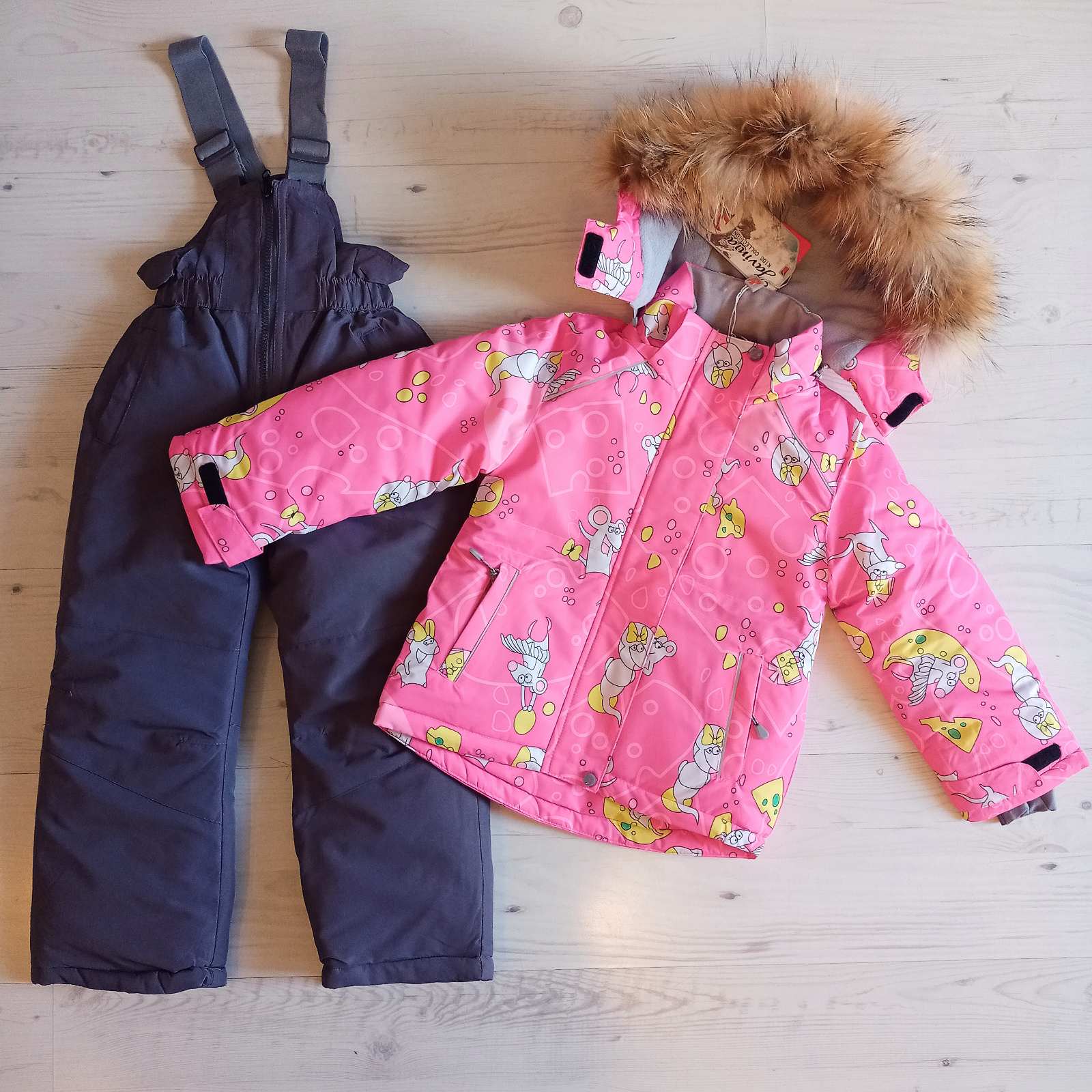 Костюм Malibu2 (74-98) 1329 pink-old-2 (зима)