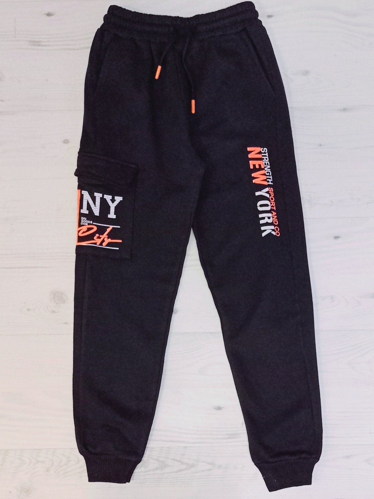 Штаны спорт Malibu2 (9-12) ML15 navy (зима)