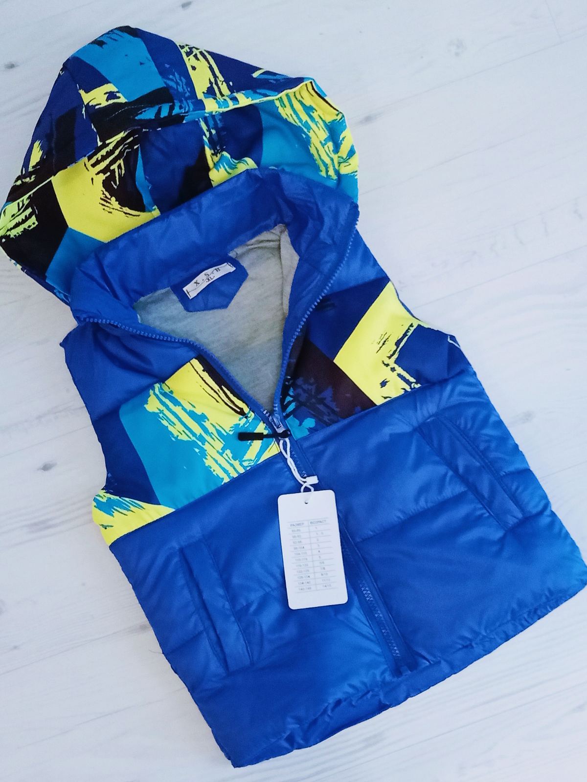 Жилетка Malibu2 (98-122) ML14 l.blue (деми)