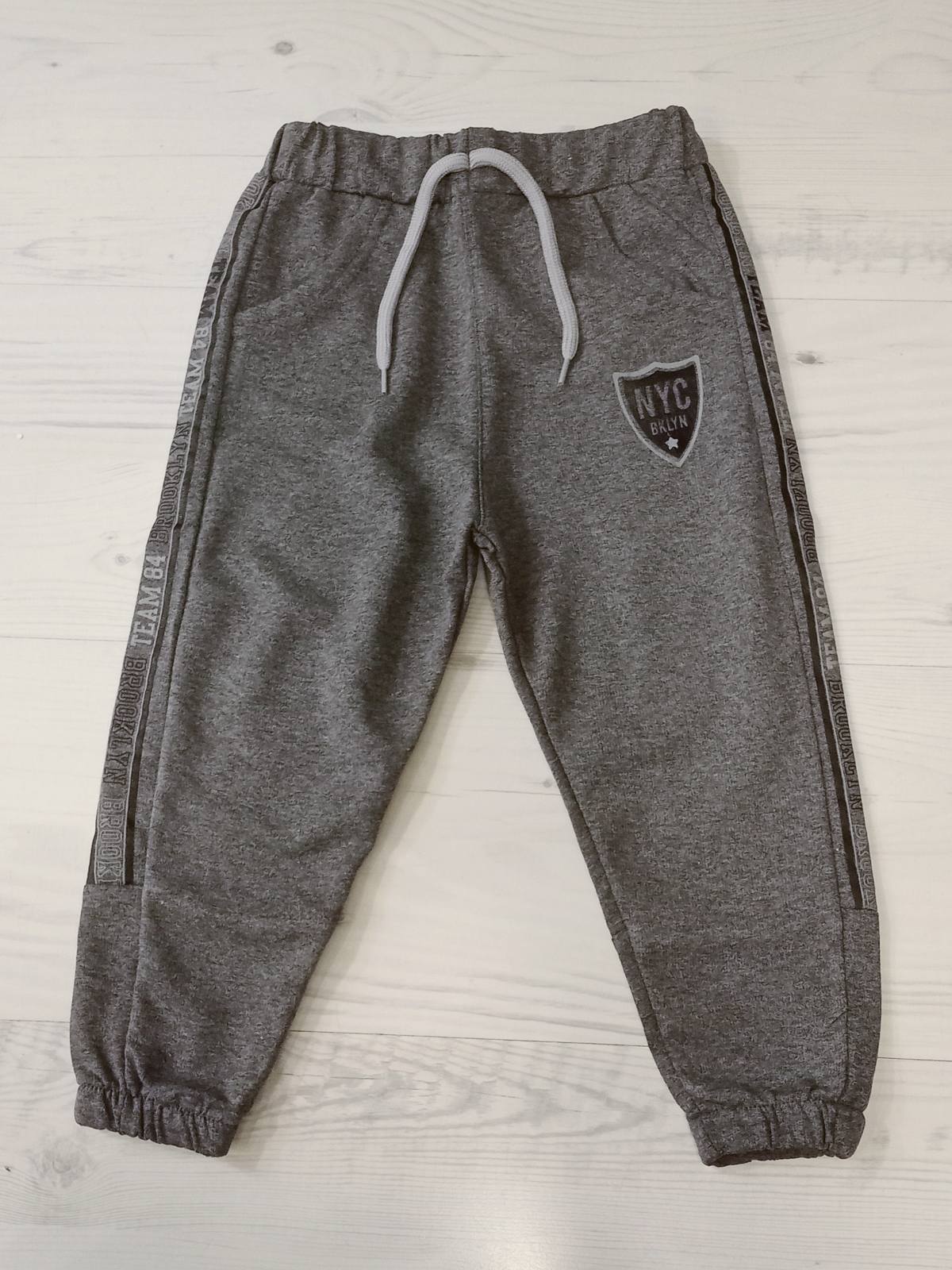 Штаны спорт Malibu2 (1-3) ML49 grey (деми)