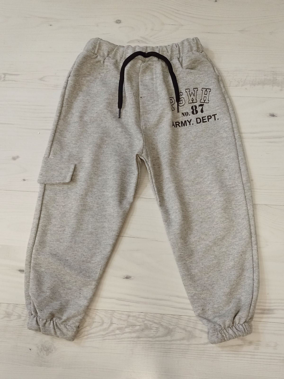 Штаны спорт Malibu2 (1-3) ML52 grey (деми)