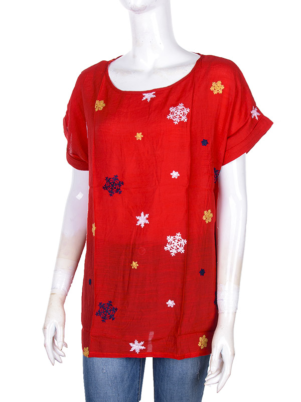 Футболка Obuv OK2 (XL-4XL) 703 red (08500) (лето)