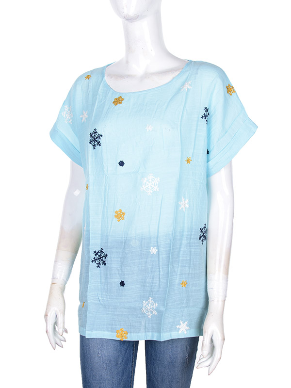 Футболка Obuv OK2 (XL-4XL) 703 l.green (08500) (лето)
