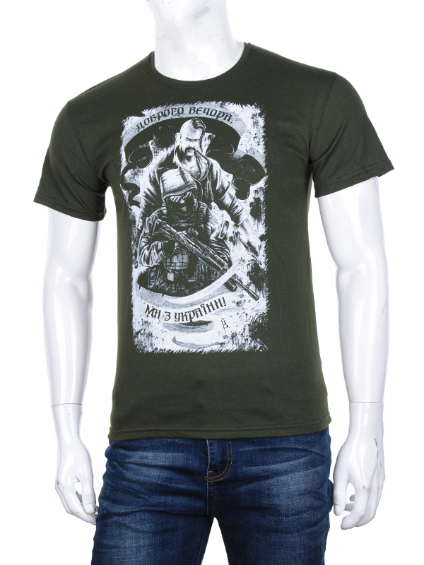 Футболка Алия (48-56) 2817 khaki (лето)