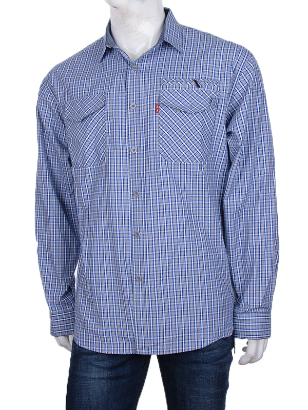 Рубашка Logaster (XL-5XL) A78-5 grey (деми)