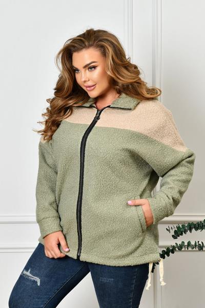 Кофта спорт Iren Veles (50-56) 4027 mint (деми)