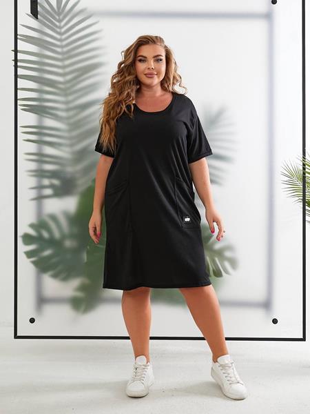 Платье BAT (50-60) 88 black (лето)