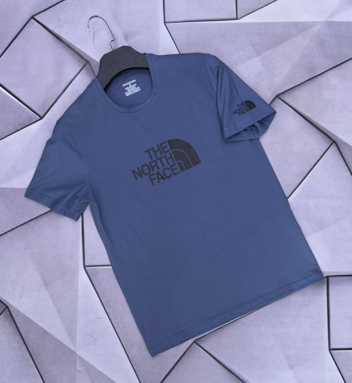 Футболка Rassul (S-2XL) 6041 blue (лето)