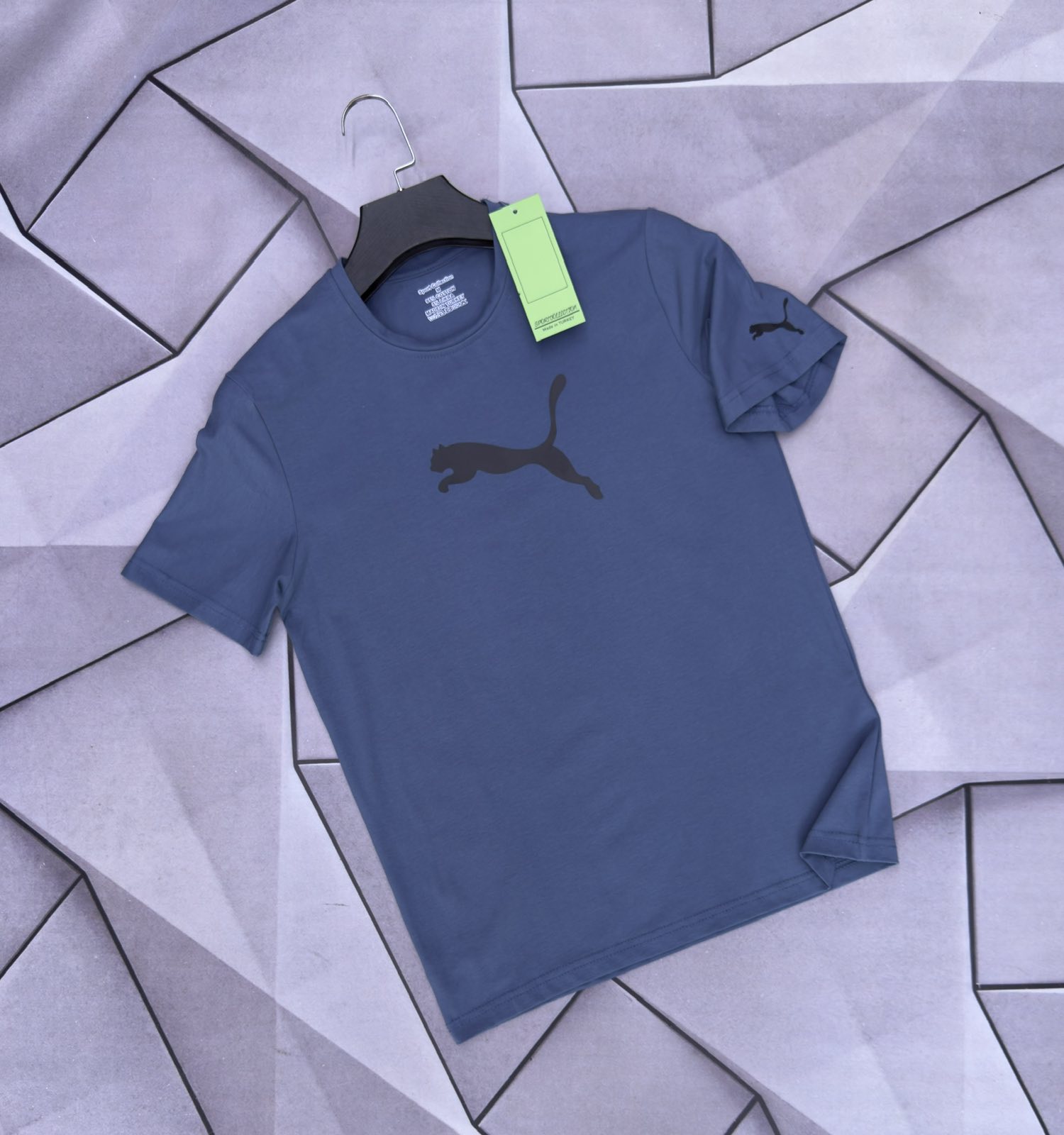 Футболка Rassul (S-2XL) 6072 blue (лето)