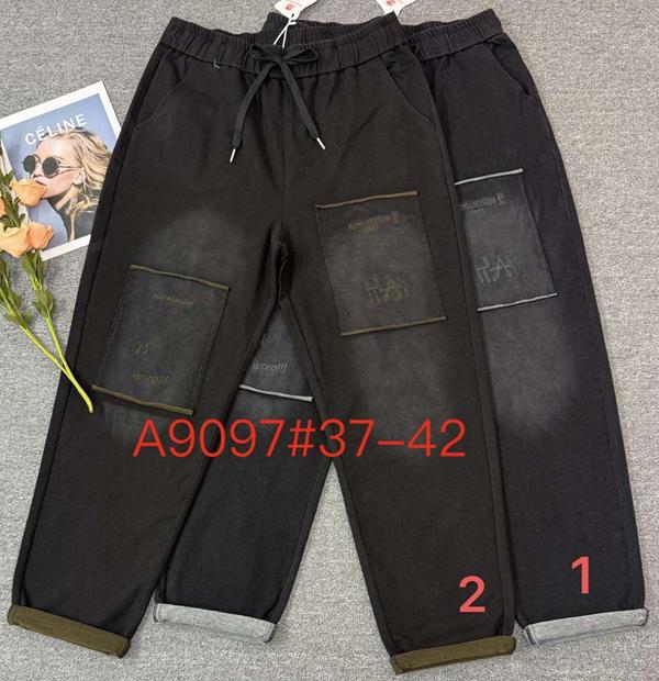 Джинсы Immei (37-42) A9097-2 black (деми)