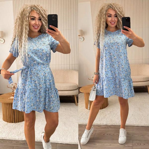Платье Alisa Brand (42-52) 143 l.blue (лето)