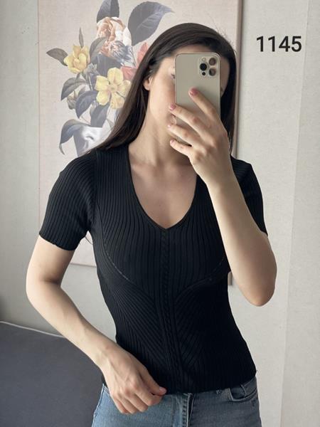 Футболка FSN (42-46) 1145 black (лето)