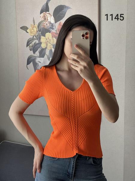 Футболка FSN (42-46) 1145 orange (лето)