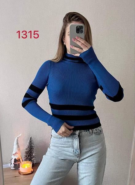 Свитер FSN (42-46) 1315 blue (деми)
