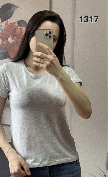 Футболка FSN (42-46) 1317-1 l.grey (лето)
