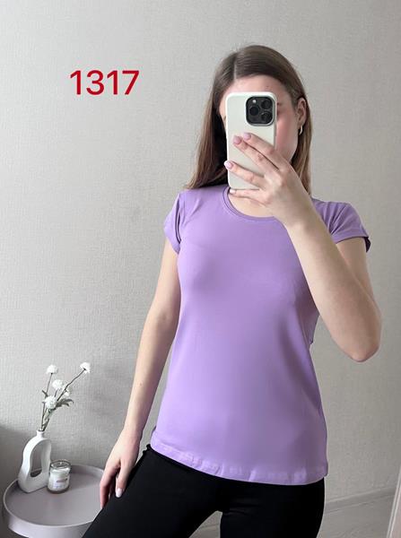 Футболка FSN (42-46) 1317-1 lilac (лето)